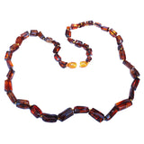 Baltic Amber Tube Bead Necklace