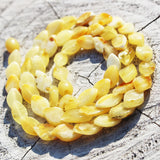 Gorgeous Overlapping Handcrafted Baltic Amber Bead Necklace