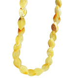 Gorgeous Overlapping Handcrafted Baltic Amber Bead Necklace