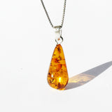 Baltic Amber Teardrop Pendant