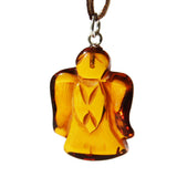 Romantic Baltic Honey Amber ANGEL Pendant
