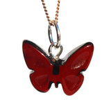Amber Butterfly Pendant