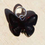 Amber Butterfly Pendant