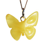 Amber Butterfly Pendant