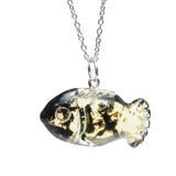 Incredible Baltic Amber FISH Pendant - Charm