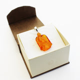 Romantic Baltic Honey Amber ANGEL Pendant