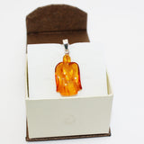 Romantic Baltic Honey Amber ANGEL Pendant