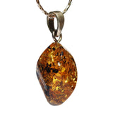 Baltic Amber Pendant - Twist