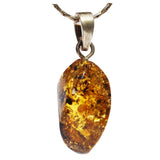 Baltic Amber Pendant - Twist