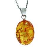 Baltic Amber Pendant 'OVAL'