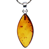 Baltic Amber Pendant 'LEAF'