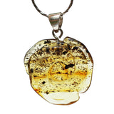 Irresistibly Romantic Amber Rose Pendant