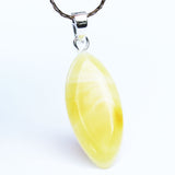Baltic Amber Pendant 'LEAF'