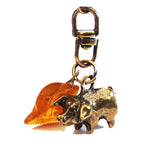 Horse and Amber Tumble Keyring