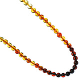 Baltic Amber Rainbow Pattern Necklace