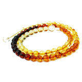 Baltic Amber Rainbow Pattern Necklace