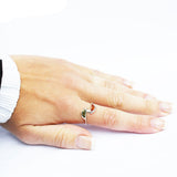 Elegant Fantasy Shape Baltic Amber Ring