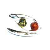 Elegant Fantasy Shape Baltic Amber Ring