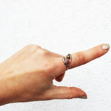 Elegant Fantasy Shape Baltic Amber Ring