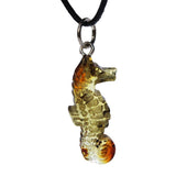 Baltic Amber Seahorse Pendant