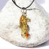 Baltic Amber Seahorse Pendant