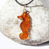 Baltic Amber Seahorse Pendant