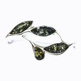 Modern Baltic Amber Brooch