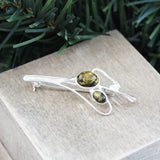 Elegant Baltic Amber Brooch