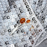 Elegant Baltic Amber Brooch