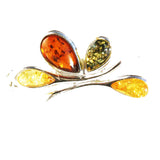 Charming Baltic Amber Brooch