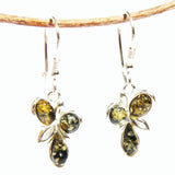 Baltic Amber Earrings - Trio