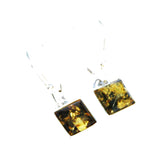 Baltic Amber Earrings - Squares