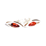 Honey Baltic Amber Silver Studs. Comes with lovely gift box.