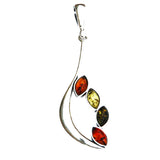 Modern Baltic Amber Pendant