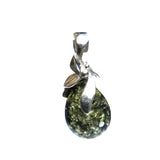 Baltic Amber Pendant with Bow