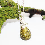Baltic Amber Pendant with Bow