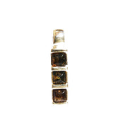 Baltic Amber Pendant - Line