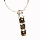 Baltic Amber Pendant - Line