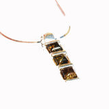Baltic Amber Pendant - Line