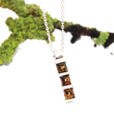 Baltic Amber Pendant - Line