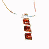 Baltic Amber Pendant - Line