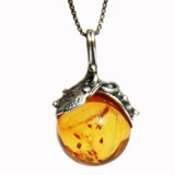 Baltic Amber Pendant - Apple