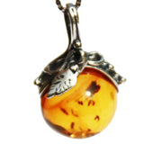 Baltic Amber Pendant - Apple