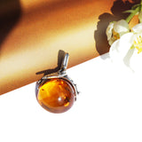 Baltic Amber Pendant - Apple