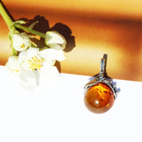 Baltic Amber Pendant - Apple