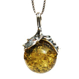 Baltic Amber Pendant - Apple