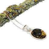 Baltic Amber Oval Pendant