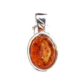 Baltic Amber Oval Pendant