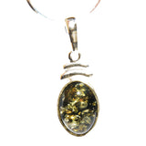 Baltic Amber Pendant - Oval
