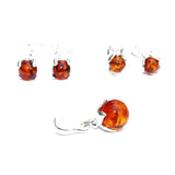 Honey Baltic Amber Pendant - Berry